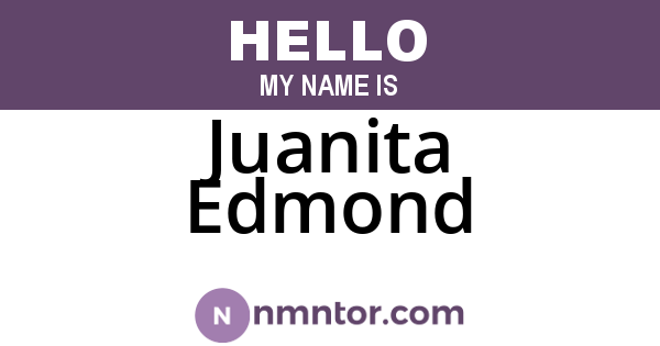 Juanita Edmond