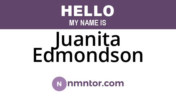 Juanita Edmondson
