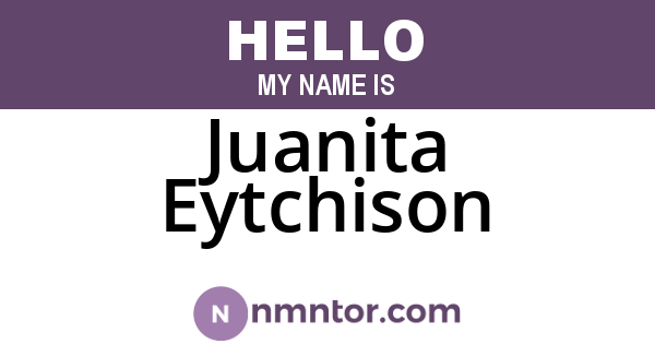 Juanita Eytchison