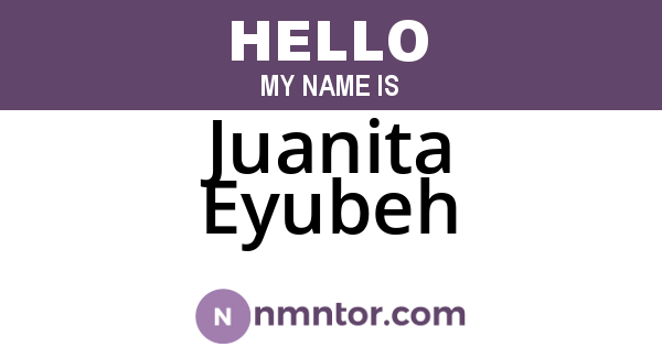 Juanita Eyubeh