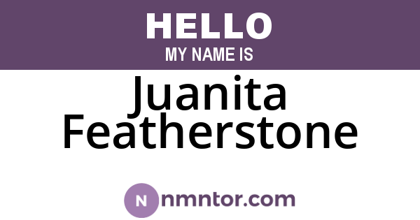 Juanita Featherstone