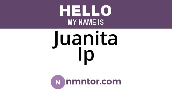 Juanita Ip