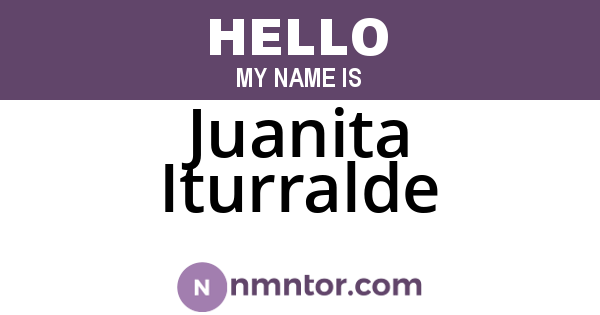 Juanita Iturralde