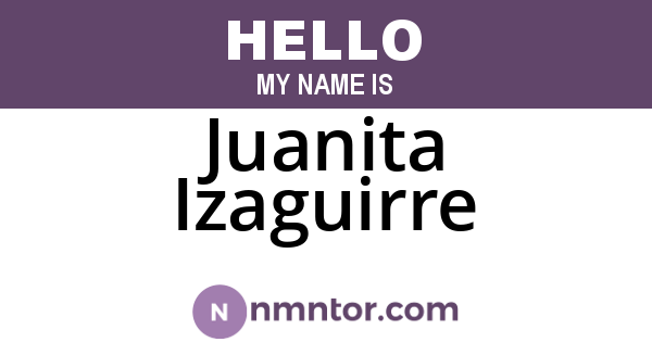Juanita Izaguirre