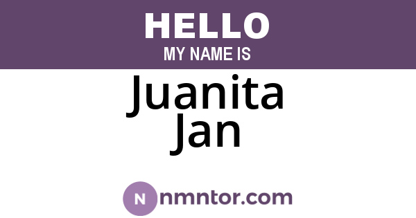 Juanita Jan