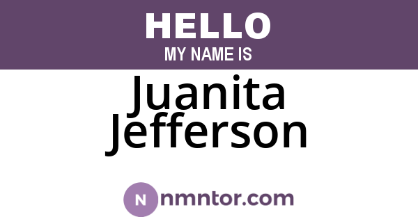 Juanita Jefferson