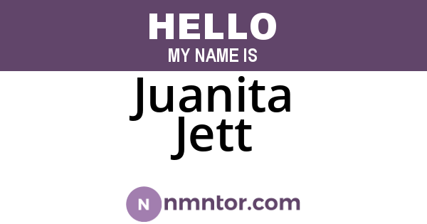 Juanita Jett
