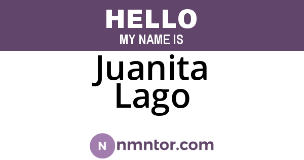 Juanita Lago