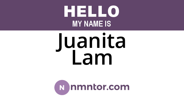 Juanita Lam