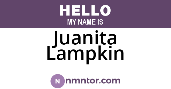 Juanita Lampkin