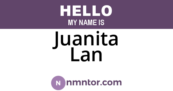 Juanita Lan