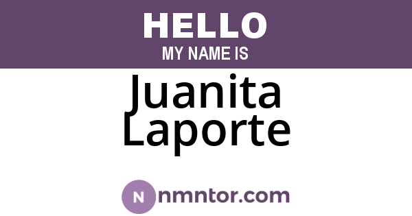 Juanita Laporte