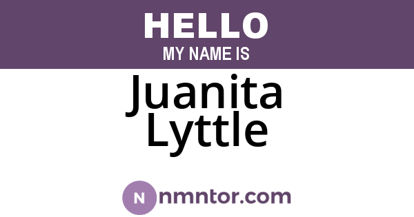 Juanita Lyttle