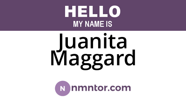 Juanita Maggard