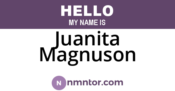 Juanita Magnuson