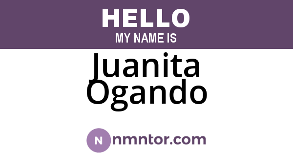 Juanita Ogando