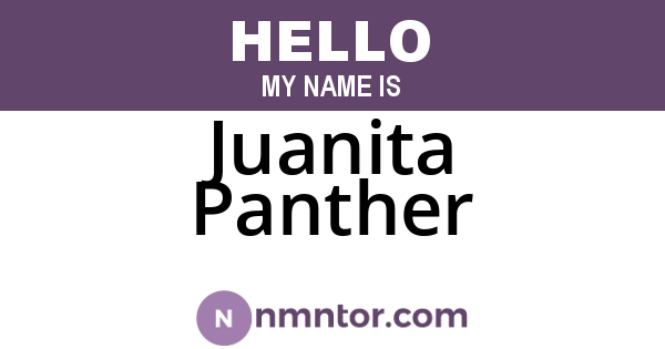 Juanita Panther