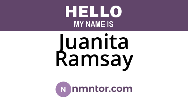 Juanita Ramsay