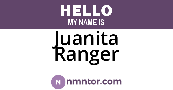 Juanita Ranger