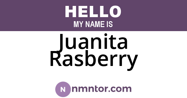 Juanita Rasberry