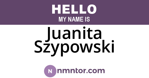 Juanita Szypowski