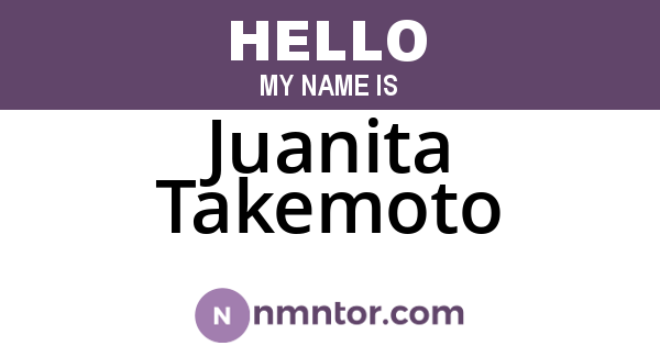 Juanita Takemoto