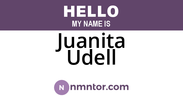 Juanita Udell