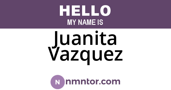 Juanita Vazquez
