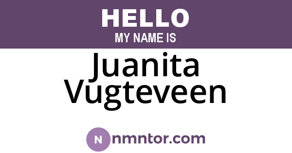 Juanita Vugteveen
