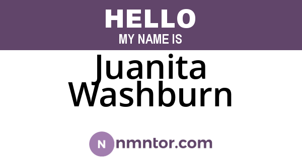 Juanita Washburn
