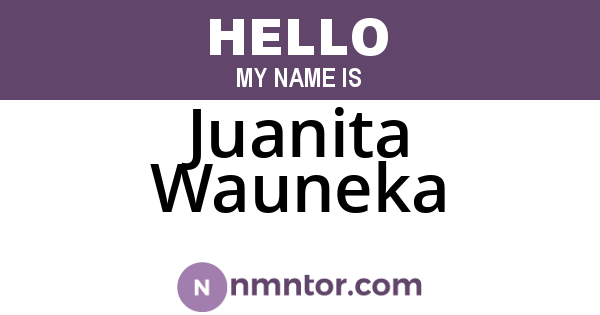 Juanita Wauneka