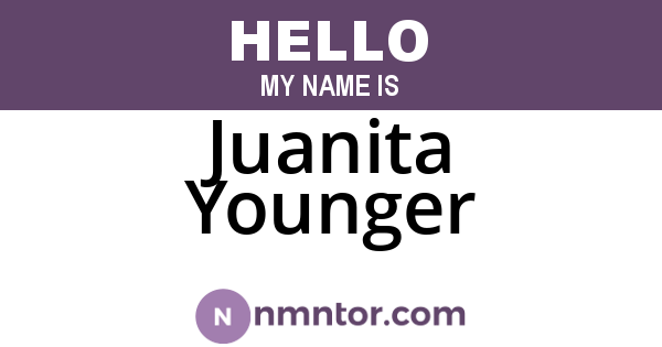 Juanita Younger