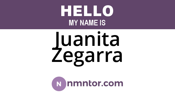 Juanita Zegarra