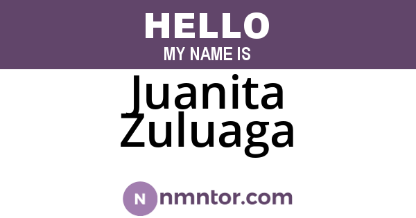 Juanita Zuluaga