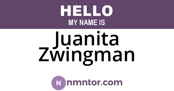 Juanita Zwingman