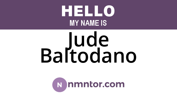 Jude Baltodano