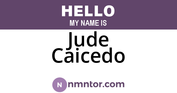Jude Caicedo