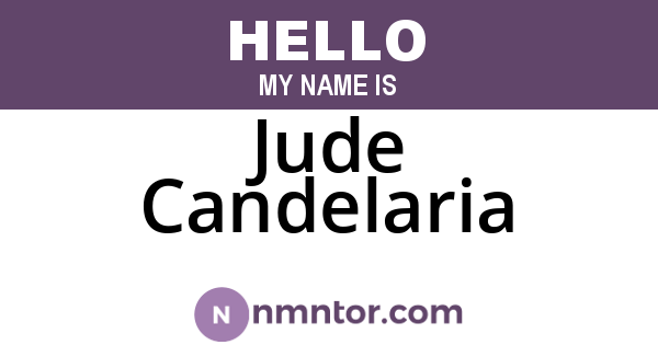 Jude Candelaria