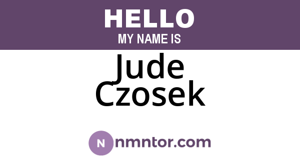 Jude Czosek
