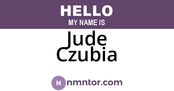 Jude Czubia