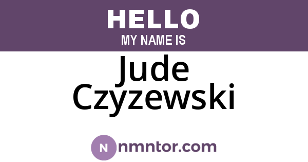 Jude Czyzewski