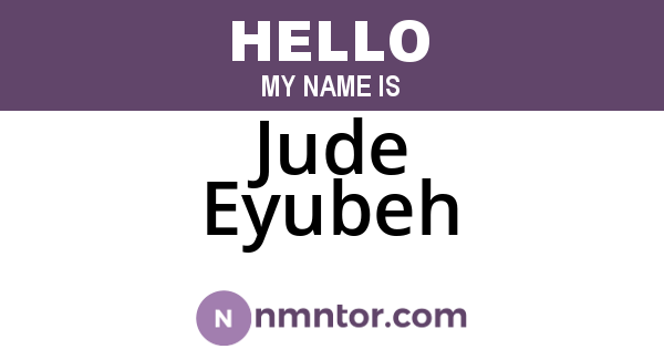 Jude Eyubeh