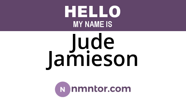 Jude Jamieson
