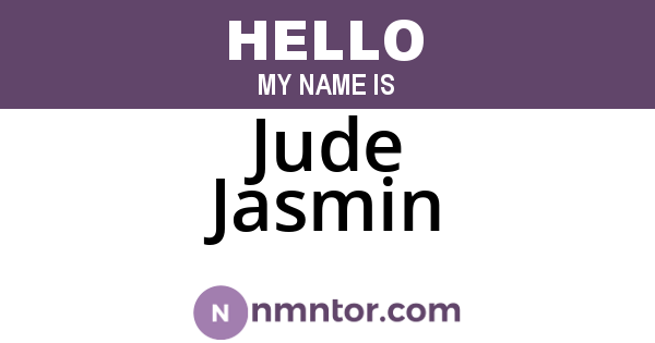 Jude Jasmin