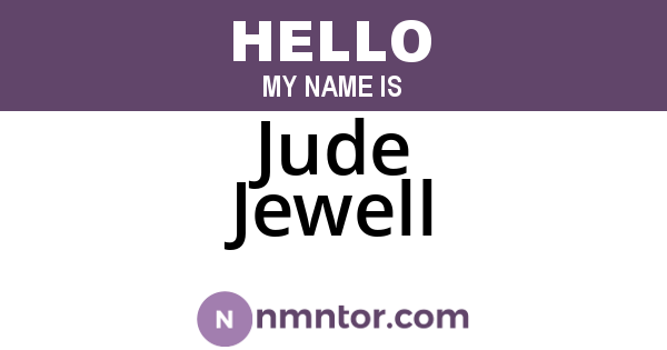 Jude Jewell