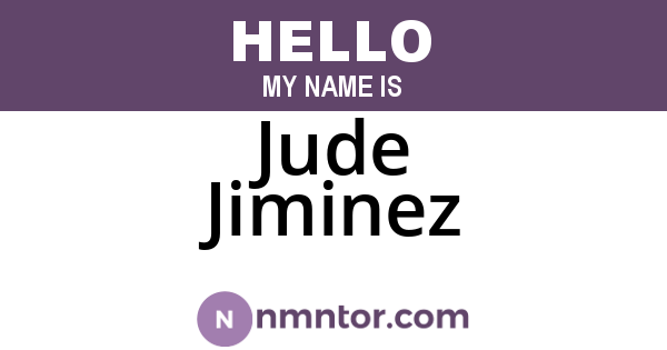 Jude Jiminez