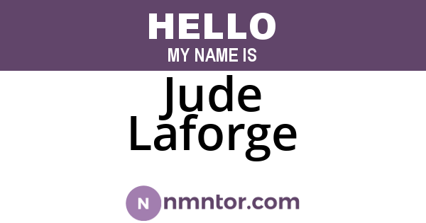Jude Laforge