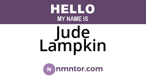 Jude Lampkin