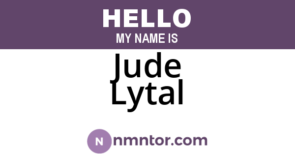 Jude Lytal