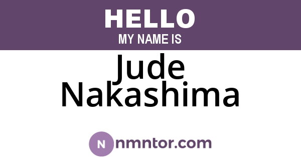 Jude Nakashima